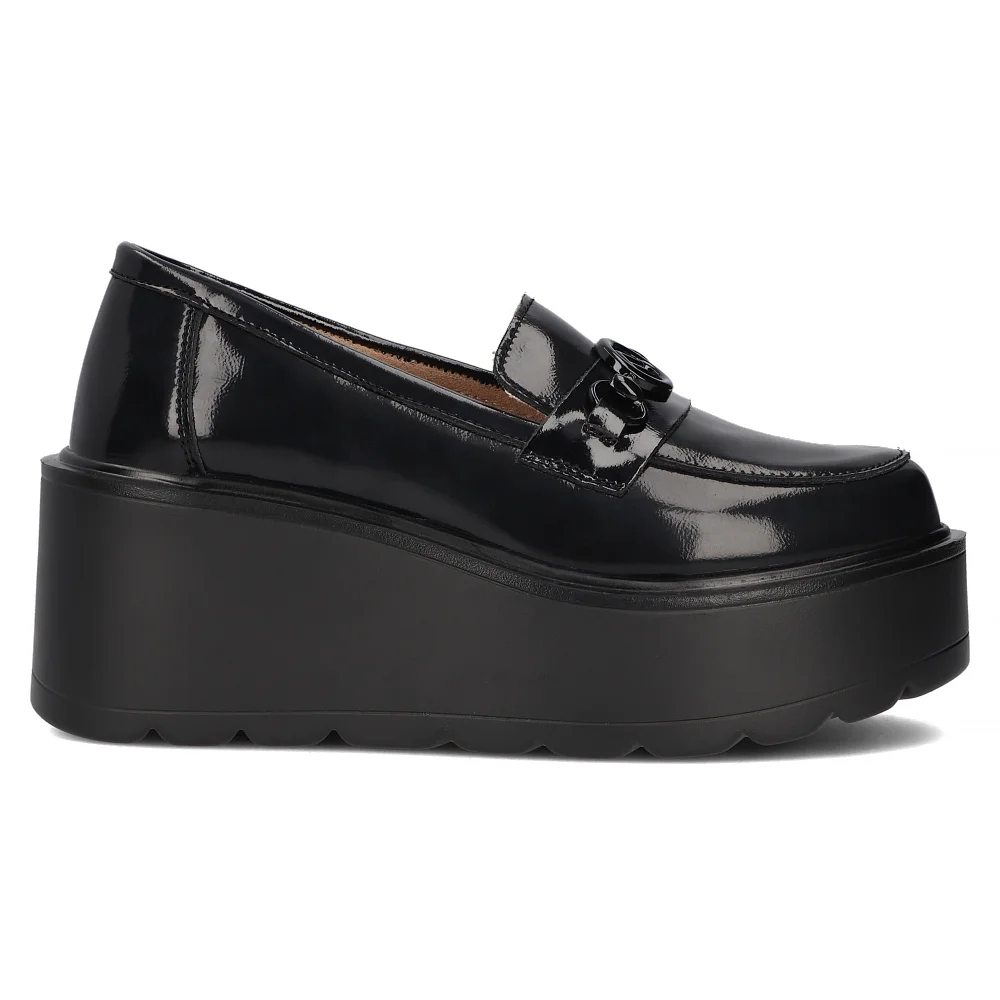 Leather shoes Filippo DP6451/24 BK L black