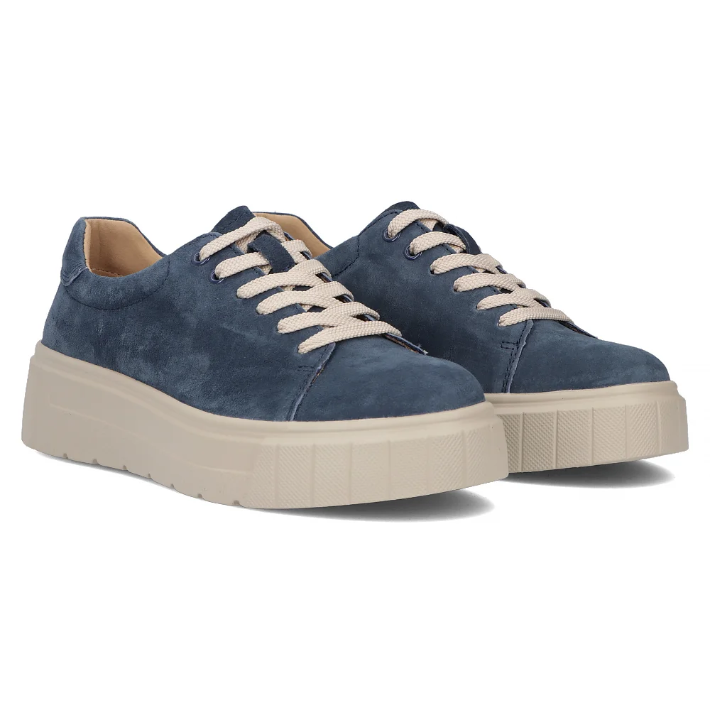 Leather shoes Filippo DP6454/24 BL blue