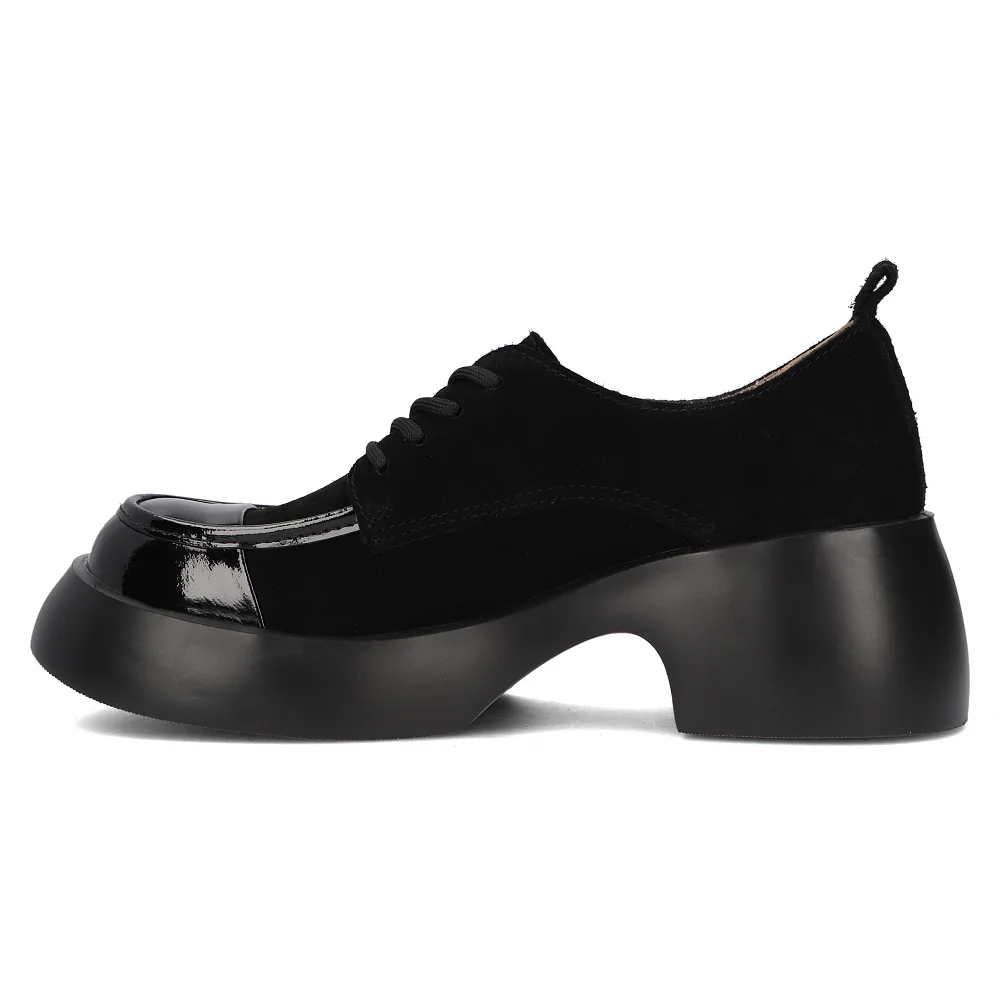 Leather shoes Filippo DP6462/24 BK black