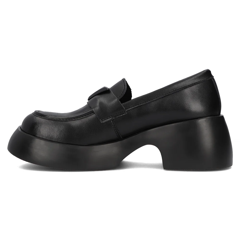 Leather shoes Filippo DP6477/24 BK black