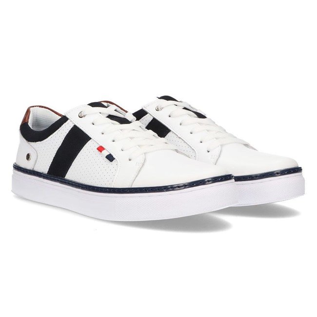 Leather shoes Filippo MP2330/21 WH white