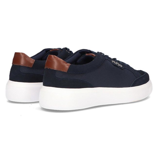 Leather shoes Filippo MP2398/21 NV navy blue