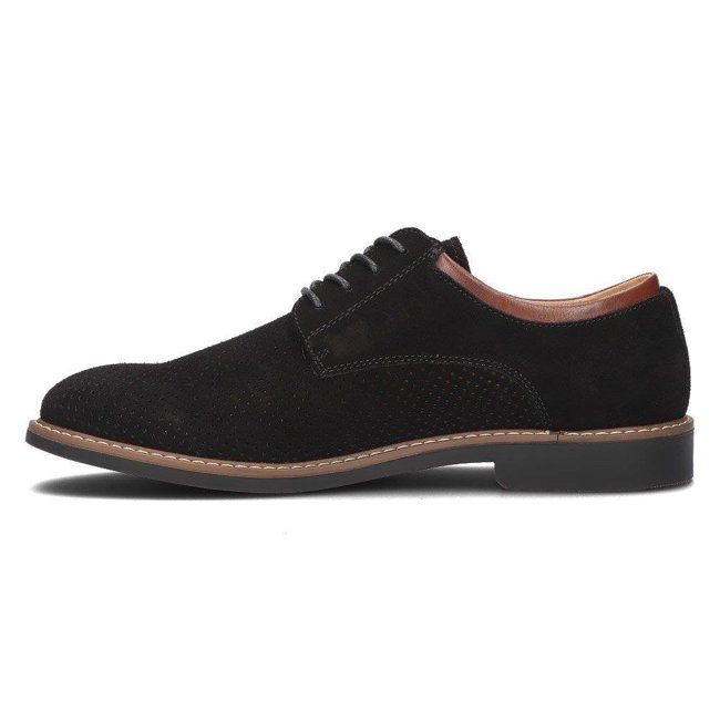 Leather shoes Filippo MP2399/21 BK black