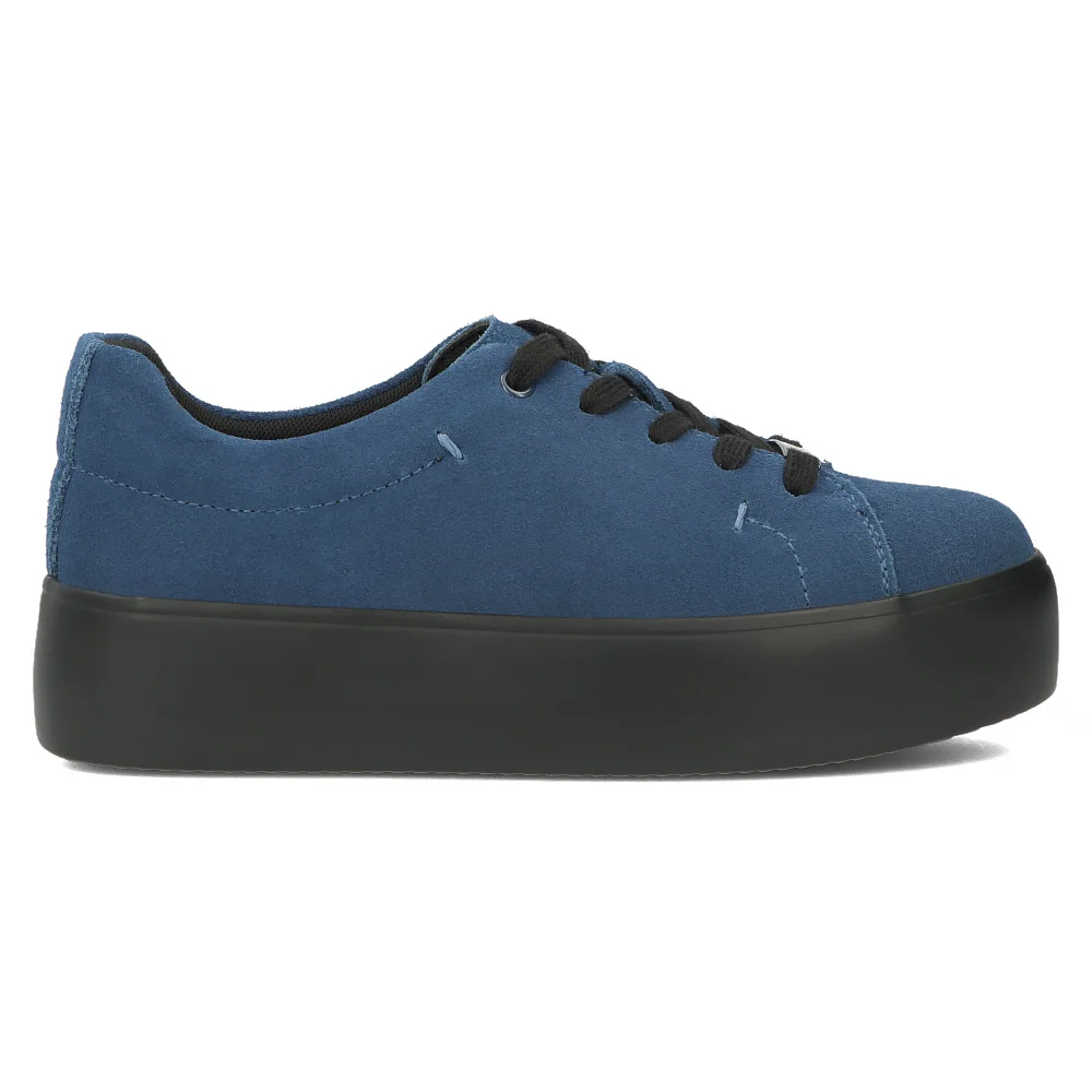 Leather shoes FilippoDP6247/24 NV BK navy blue