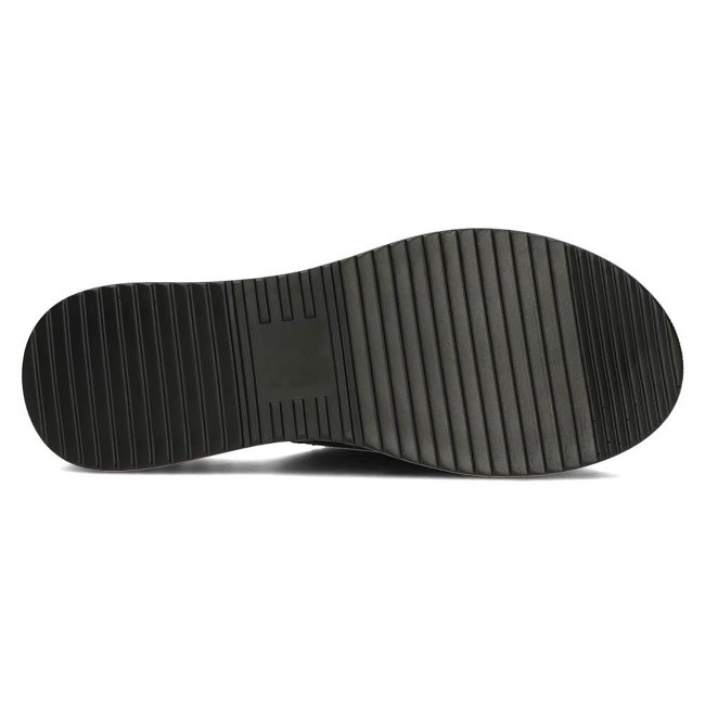 Leather slippers Filippo DK3615/22 BK black