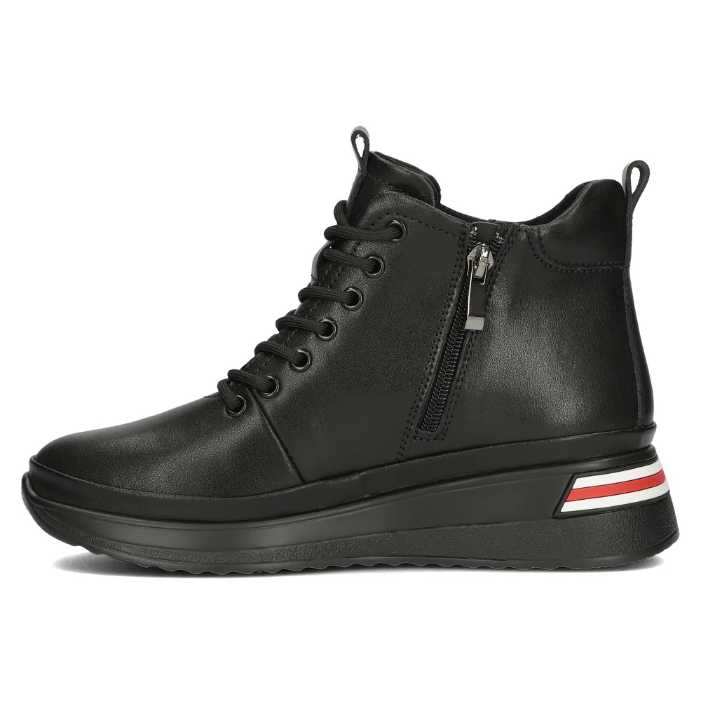 Leather sneakers DBT4215/23 BK black