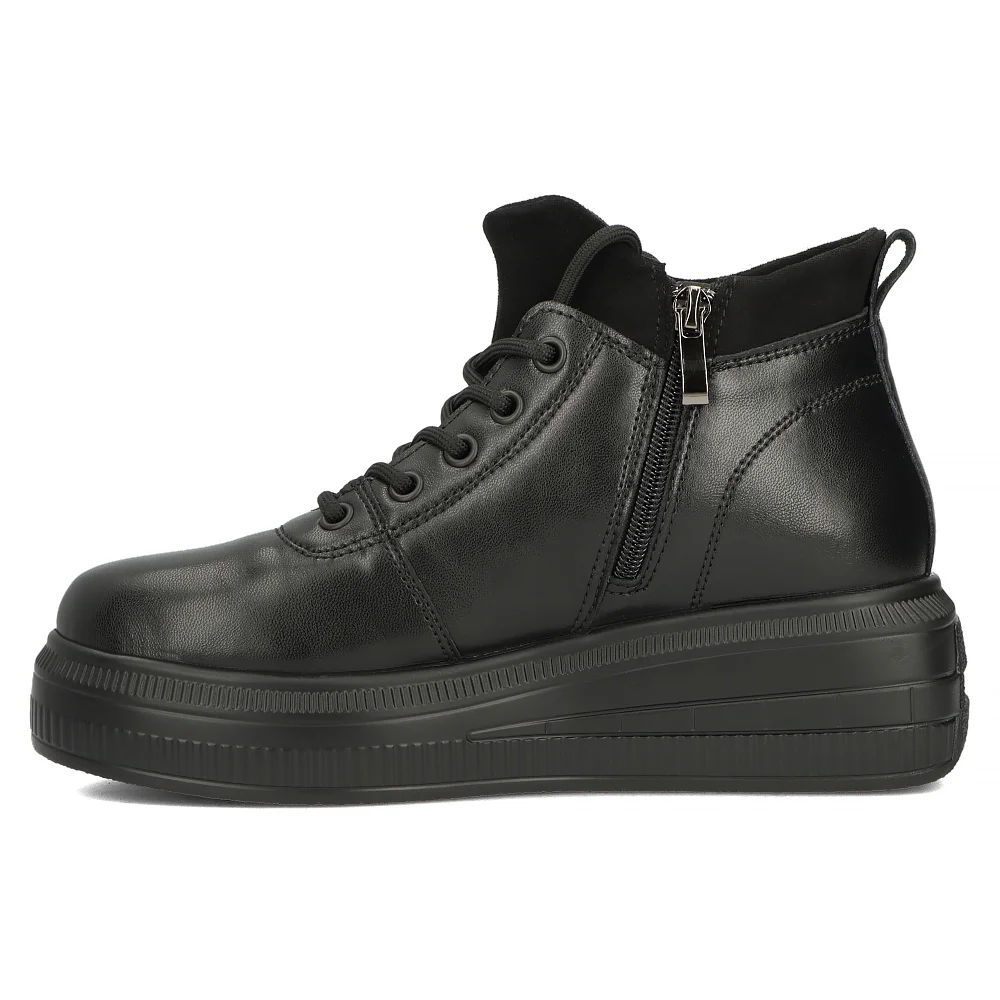 Leather sneakers DBT6506/24 BK black