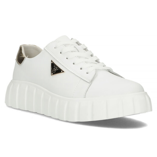 Leather sneakers Filippo DP4138/23 WH white