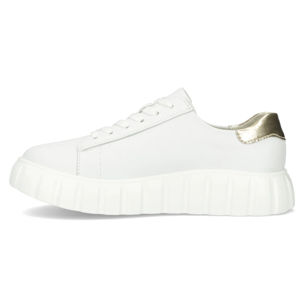 Leather sneakers Filippo DP4138/24 WH white