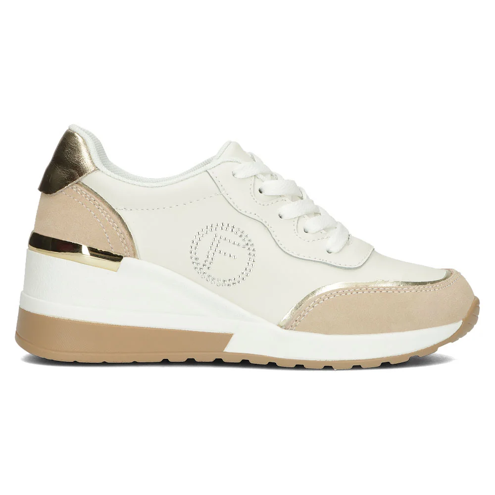 Leather sneakers Filippo DP4660/24 WH BE white