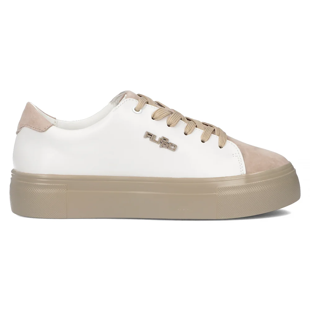 Leather sneakers Filippo DP6055/24 WH white