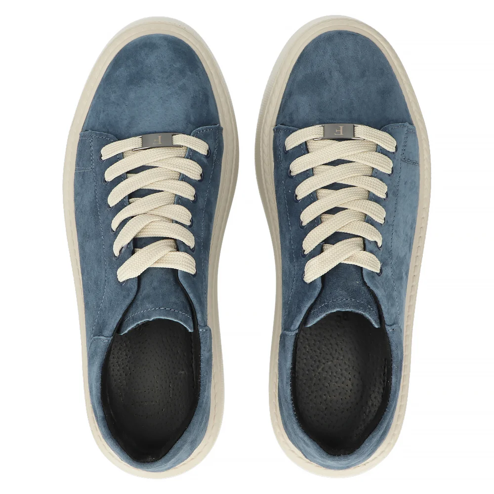 Leather sneakers Filippo DP6119/24 NV navy