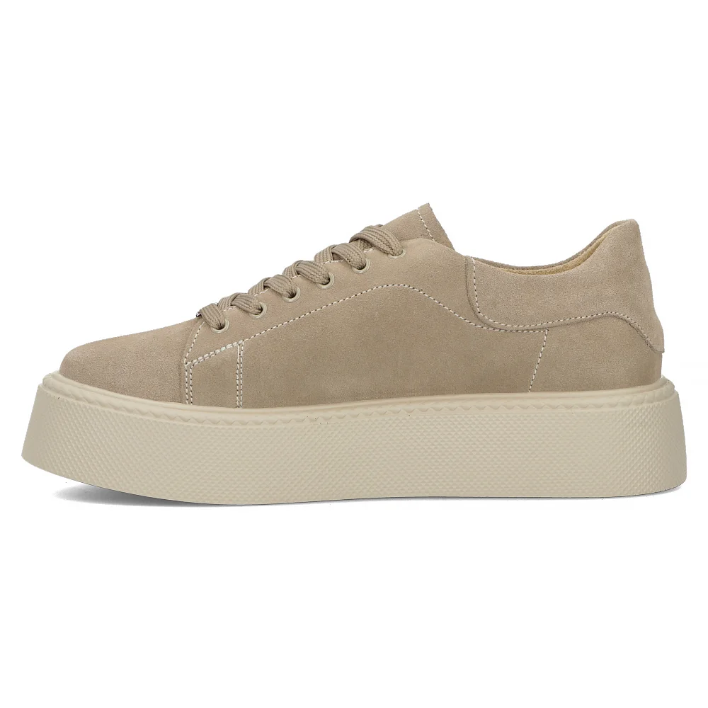 Leather sneakers Filippo DP6119/24 TP taupe