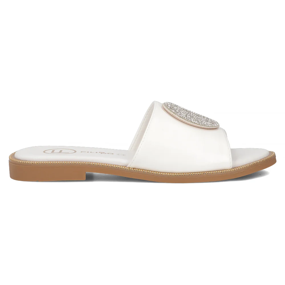 Slippers Filippo DK6217/24 WH white