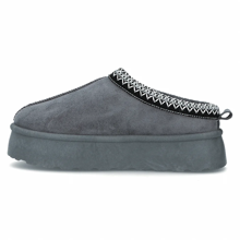 Fur slippers Filippo DK6662/24 GR grey