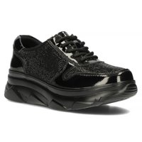 Leather Sneakers Filippo DP2138/23 BK D black