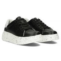 Leather Sneakers Filippo DP4404/23 BK black