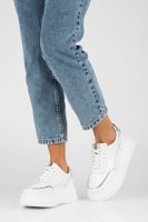 Leather Sneakers Filippo DP4556/23 WH white