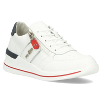 Leather Sneakers Filippo DP6083/24 WH NV white