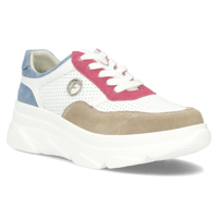 Leather Sneakers Filippo DP6108/24 WH FH white pink