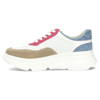 Leather Sneakers Filippo DP6108/24 WH FH white pink