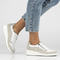 Leather Sneakers Filippo DP6209/24 WH white