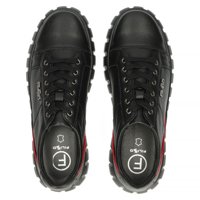 Leather Sneakers Filippo MP942/23 BK black