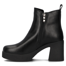 Leather ankle boots DBT6469/24 BK black