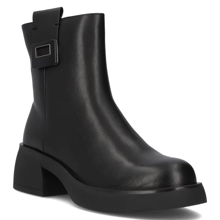 Leather ankle boots DBT6551/24 BK black