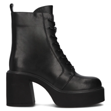 Leather ankle boots DBT6581/24 BK black