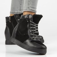 Leather ankle boots Filippo DBT3148/21 BK Black