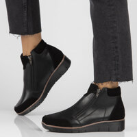 Leather ankle boots Filippo DBT3950/23 BK black