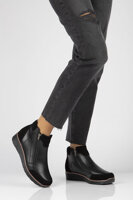 Leather ankle boots Filippo DBT3950/23 BK black