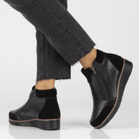 Leather ankle boots Filippo DBT3950/23 BK black