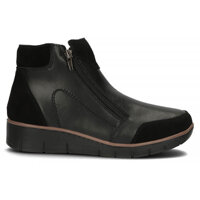 Leather ankle boots Filippo DBT3950/23 BK black