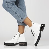 Leather ankle boots Filippo DBT4173/22 WH white