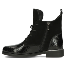 Leather ankle boots Filippo DBT4749/24 BK CR black