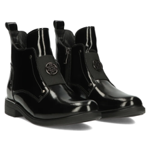 Leather ankle boots Filippo DBT4750/24 BK black