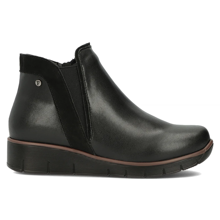 Leather ankle boots Filippo DBT4781/24 BK black