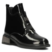 Leather ankle boots Filippo DBT6003/24 BK black