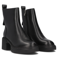 Leather ankle boots Filippo DBT6403/24 BK black