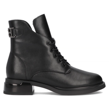 Leather ankle boots Filippo DBT6413/24 BK black