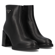 Leather ankle boots Filippo DBT6555/24 BK black