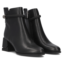 Leather ankle boots Filippo DBT6575/24 BK black