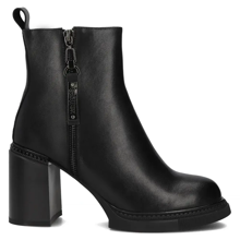 Leather ankle boots Filippo DBT6641/24 BK black