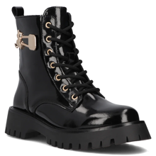 Leather boots Filippo DBT6428/24 BK black