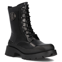 Leather boots Filippo DBT6482/24 BK black