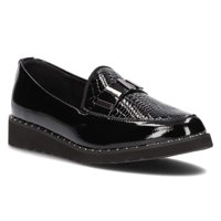 Leather loafers Filippo DP1515/22 BK L black