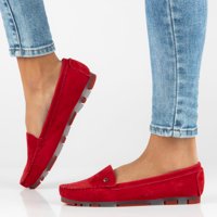 Leather loafers Filippo DP2037/23 RD red