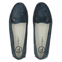 Leather loafers Filippo DP2037/24 NV RD navy blue